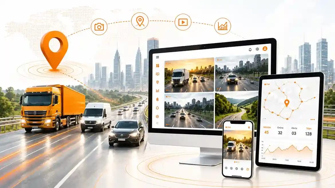 Dashcam monitoring system - Light Theme