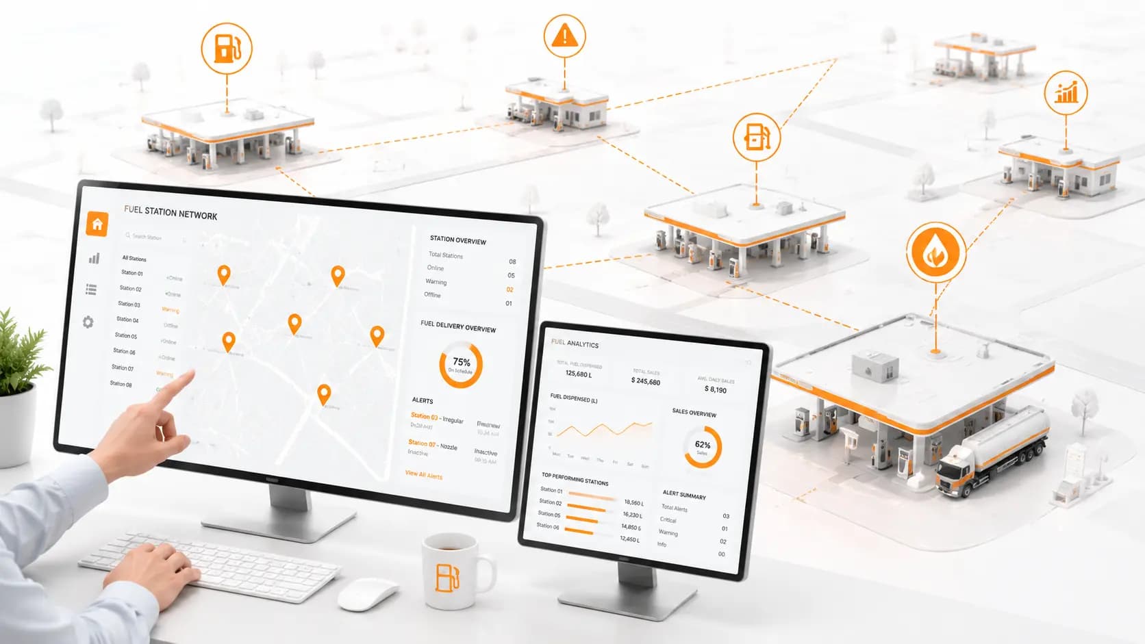 Multi-Station Management Challenges