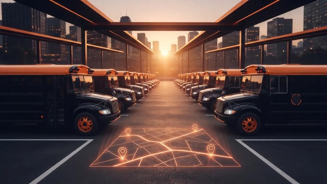 School bus tracking system with real-time GPS tracking for student transportation safety