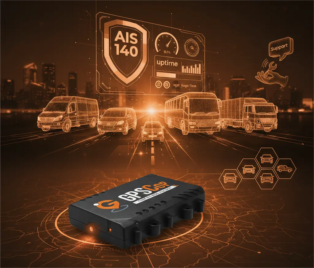 Fleet management dashboard