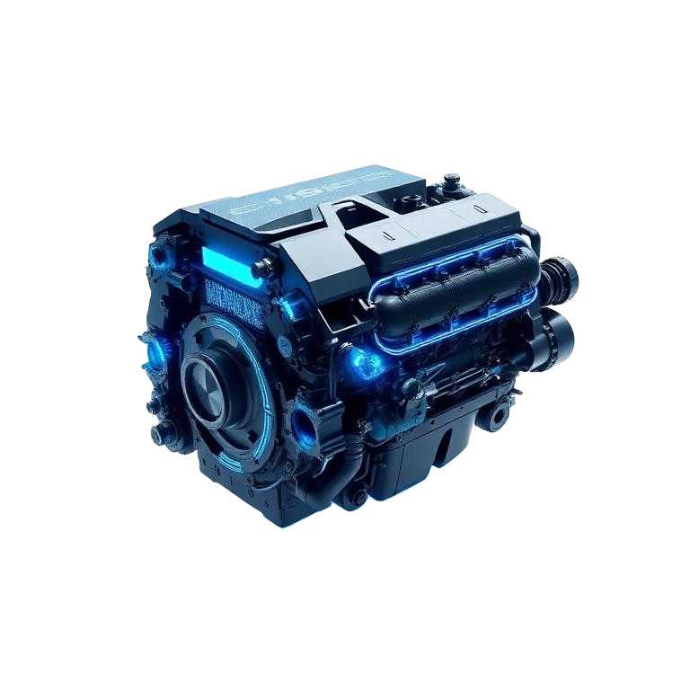 Engine vehicle data illustration
