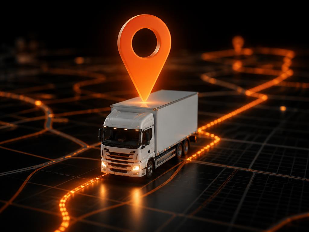 GPS Vehicle Tracking - Dark Theme