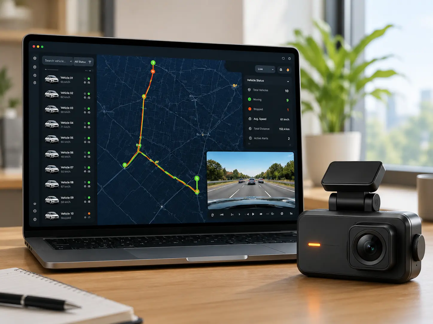 GPSCop Dashboard and Dashcam Monitoring Device
