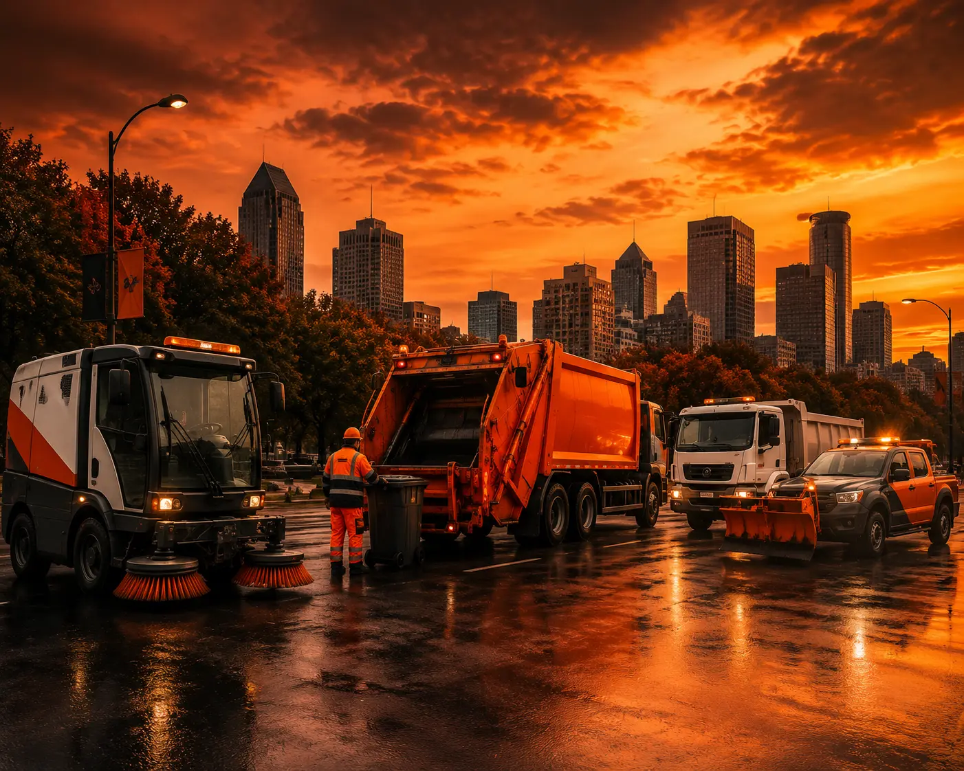Smart fleet management system for public sector and municipal fleets with vehicle administration, maintenance tracking, and operational efficiency.