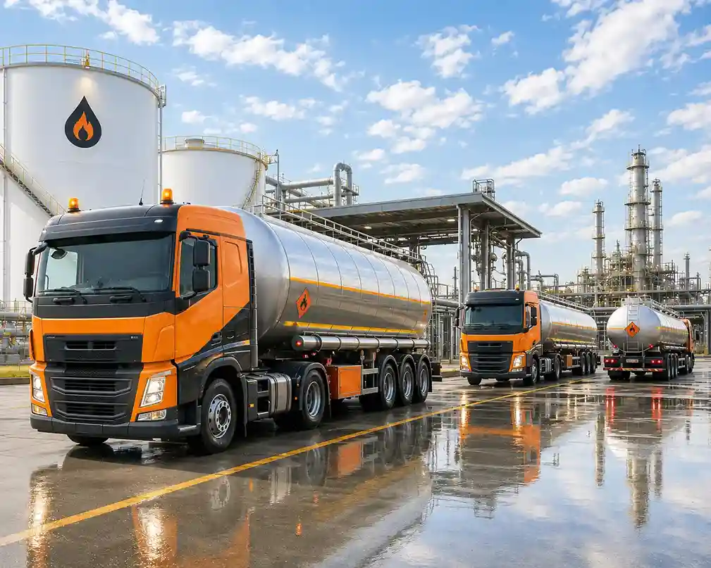 Fleet management for oil, gas and fuel transport fleets in Mecca - Light Theme