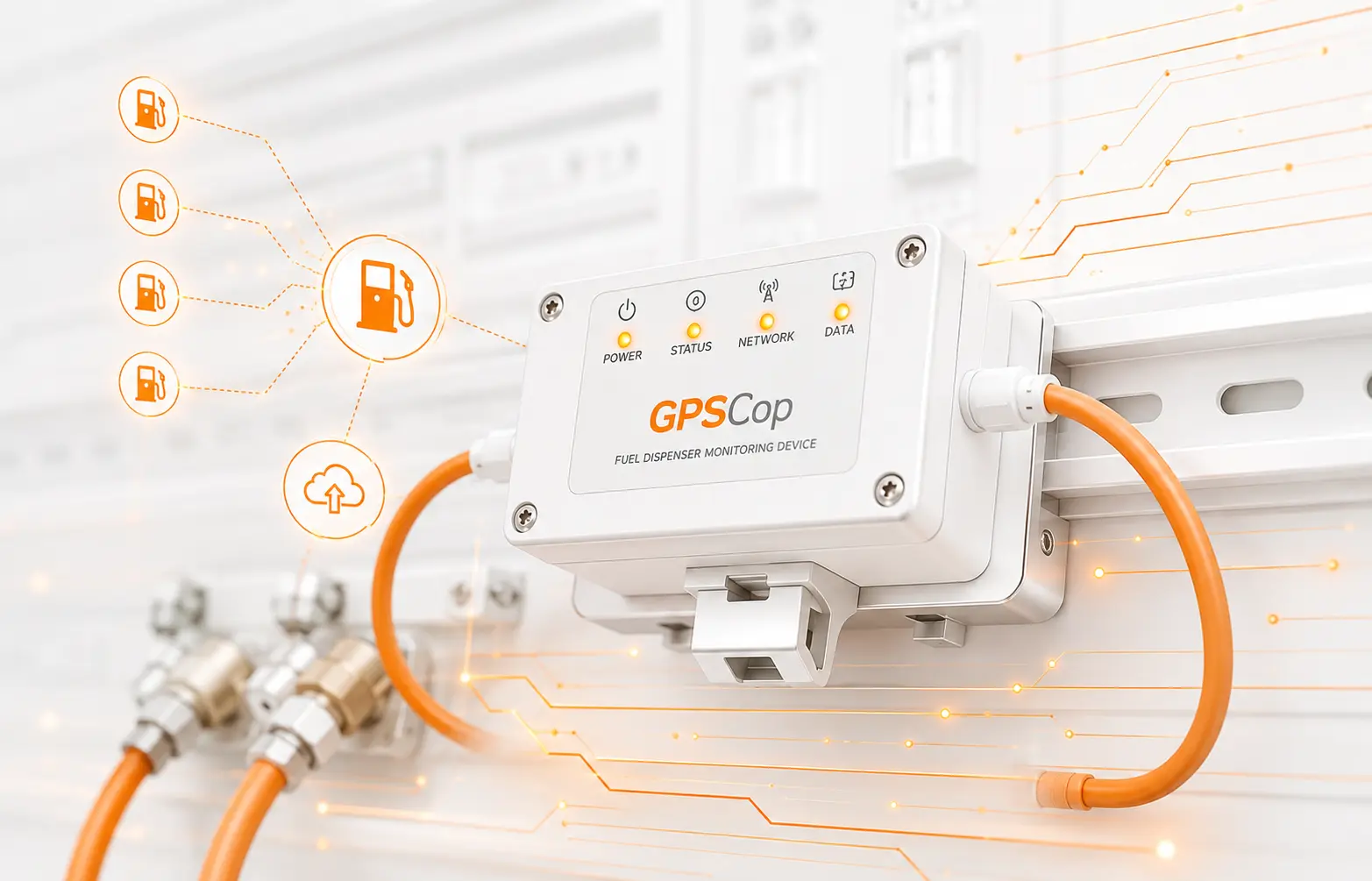 GPSCop industrial fuel monitoring hardware