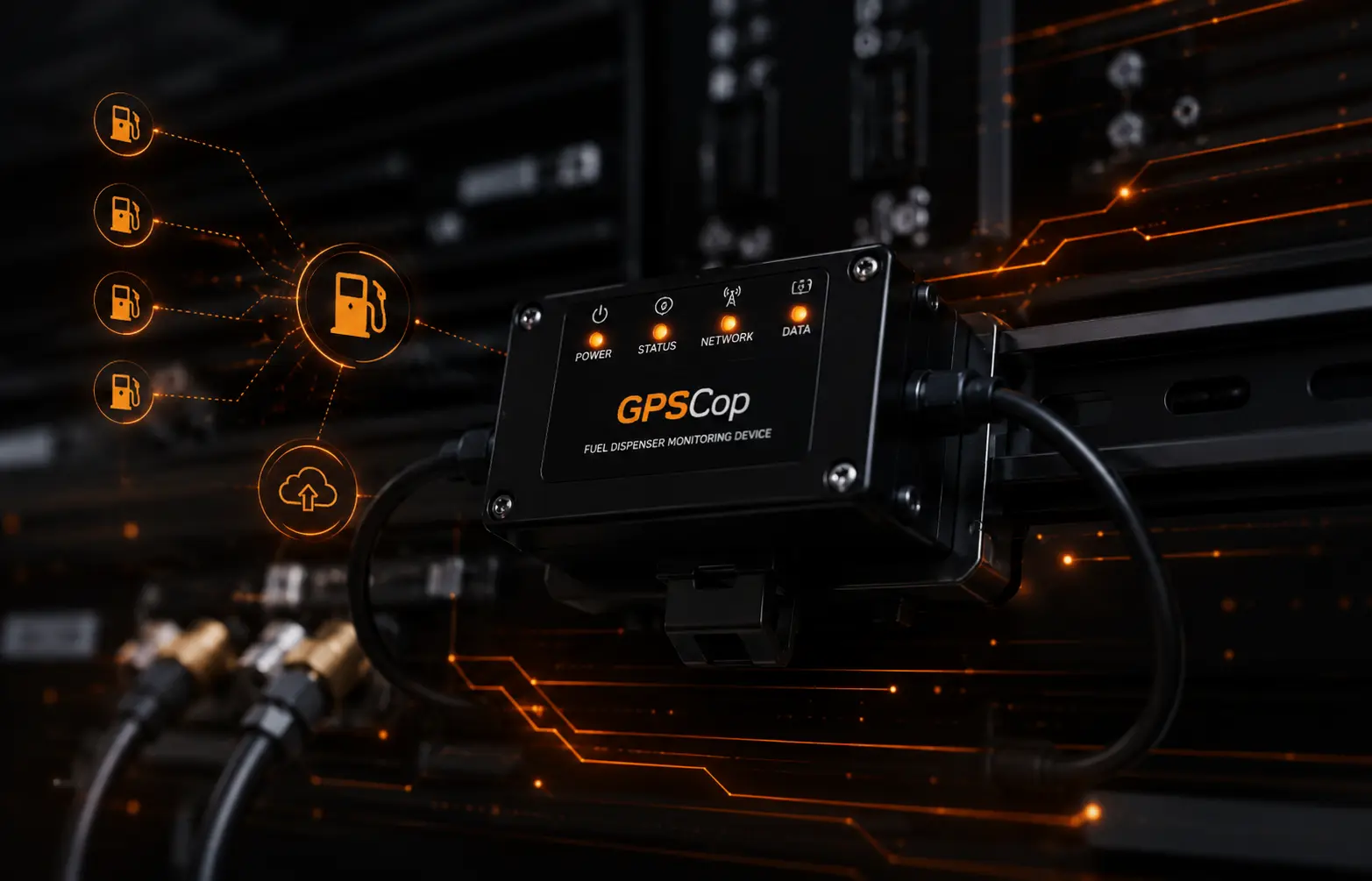 GPSCop industrial fuel monitoring hardware