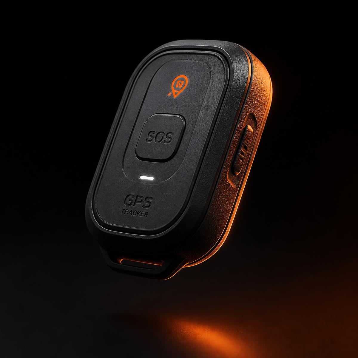 Compact GPSCop workforce GPS tracking device with SOS button and status indicator
